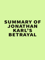 Summary of Jonathan Karl’s Betrayal