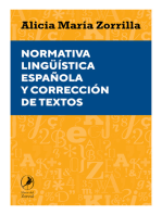 Normativa lingüística española y corrección de textos