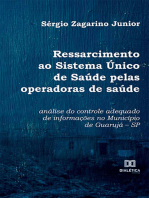 Ressarcimento ao Sistema Único de Saúde pelas operadoras de saúde: análise do controle adequado de informações no Município de Guarujá – SP