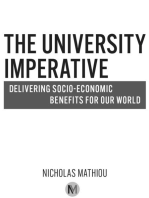 The University Imperative: Delivering Socio-Economic Benefits For Our World