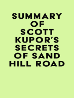 Summary of Scott Kupor's Secrets of Sand Hill Road