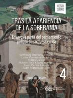 Tras la apariencia de la soberanía: Ensayos a partir del pensamiento político de Jacques Derrida