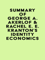 Summary of George A. Akerlof & Rachel E. E. Kranton's Identity Economics