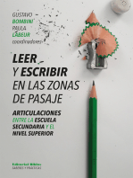 Leer y escribir en las zonas de pasaje: Articulaciones entre la escuela secundaria y el nivel superior