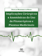 Implicações cirúrgicas e anestésicas do uso de fitoterápicos e plantas medicinais