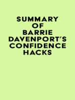 Summary of Barrie Davenport's Confidence Hacks