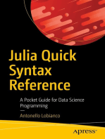 Julia Quick Syntax Reference: A Pocket Guide for Data Science Programming