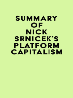 Summary of Nick Srnicek's Platform Capitalism