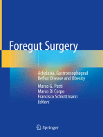 Foregut Surgery: Achalasia, Gastroesophageal Reflux Disease and Obesity