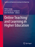 Online Teaching and Learning in Higher Education