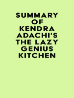 Summary of Kendra Adachi's The Lazy Genius Kitchen