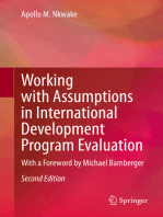 Working with Assumptions in International Development Program Evaluation: With a Foreword by Michael Bamberger