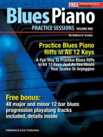 Blues Piano Practice Session Volume 1 In All 12 Keys: Practice Sessions