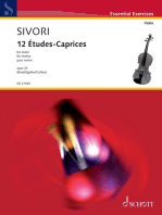 12 Études-Caprices: for Violin