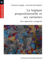 LA LOGIQUE PROPOSITIONNELLE ET SES VARIANTES: Une approche comparée