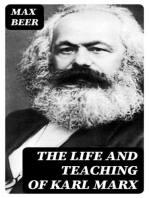 The life and teaching of Karl Marx