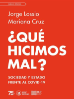 ¿Qué hicimos mal? Sociedad y estado frente al COVID-19