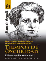 Tiempos de oscuridad: Diálogos con Hannah Arendt