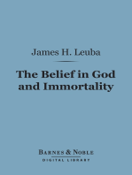 The Belief in God and Immortality (Barnes & Noble Digital Library)