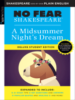 A Midsummer Night's Dream: No Fear Shakespeare Deluxe Student Editions - Shakespeare Side-by-Side Plain English