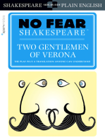 Two Gentlemen of Verona: No Fear Shakespeare Side-by-Side Plain English