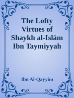 The Lofty Virtues of Shaykh al-Islam Ibn Taymiyyah