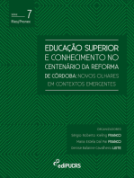 Educação superior e conhecimento no centenário da reforma de Córdoba