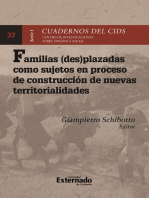 Familias (des)plazadas como sujetos en proceso de construcción de nuevas territorialidades