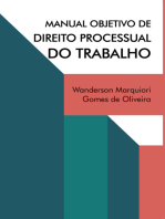 Manual Objetivo De Direito Processual Do Trabalho