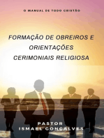 Formação De Obreiros E Orientações Cerimoniais Religiosa