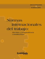 Normas internacionales del trabajo: doctrina y jurisprudencia constitucional