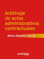 Arbitraje de Actos Administrativos Contractuales