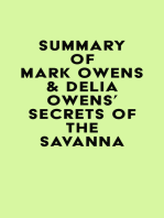 Summary of Mark Owens & Delia Owens's Secrets Of The Savanna