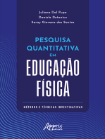 Pesquisa Quantitativa em Educação Física: Métodos e Técnicas Investigativas