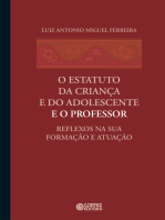 O estatuto da criança e do adolescente e o professor: reflexos na sua formação e atuação