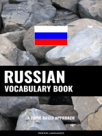 Russian Vocabulary Book: A Topic Based Approach