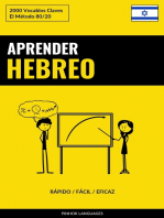 Aprender Hebreo - Rápido / Fácil / Eficaz: 2000 Vocablos Claves