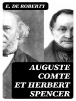 Auguste Comte et Herbert Spencer: Contribution à l'histoire des idées philosophiques au XIXe siècle