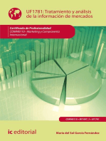 Tratamiento y análisis de la información de mercados. COMM0110
