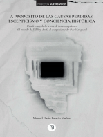 A propósito de las causas perdidas: Escepticismo y conciencia histórica: Una lectura de la teoría de las concepciones del mundo de Dilthey desde el escepticismo de Odo Marquard