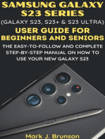 Samsung Galaxy S23 Series (Galaxy S23, S23 Plus and S23 Ultra) User Guide for Beginners and Seniors