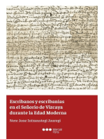 Escribanos y escribanías en el Señorío de Vizcaya durante la Edad Moderna