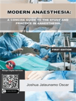 Modern Anaesthesia:: A Concise Guide to the Study and Practice of Anaesthesia.