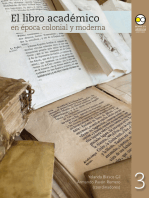 El libro académico en época colonial y moderna