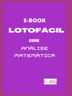 E-book Lotofácil Com Análise Matemática