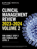 Clinical Management Review 2023-2024: Volume 2: USMLE Step 3 and COMLEX-USA Level 3