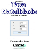 Calculando A Taxa De Natalidade Programado Em Visual Basic