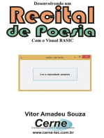 Desenvolvendo Um Recital De Poesia Com O Visual Basic