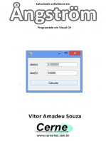 Calculando A Distância Em Ångström Programado Em Visual C#