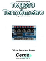 Apresentando No Display Tm1638 A Medição De Termômetro Programado No Arduino